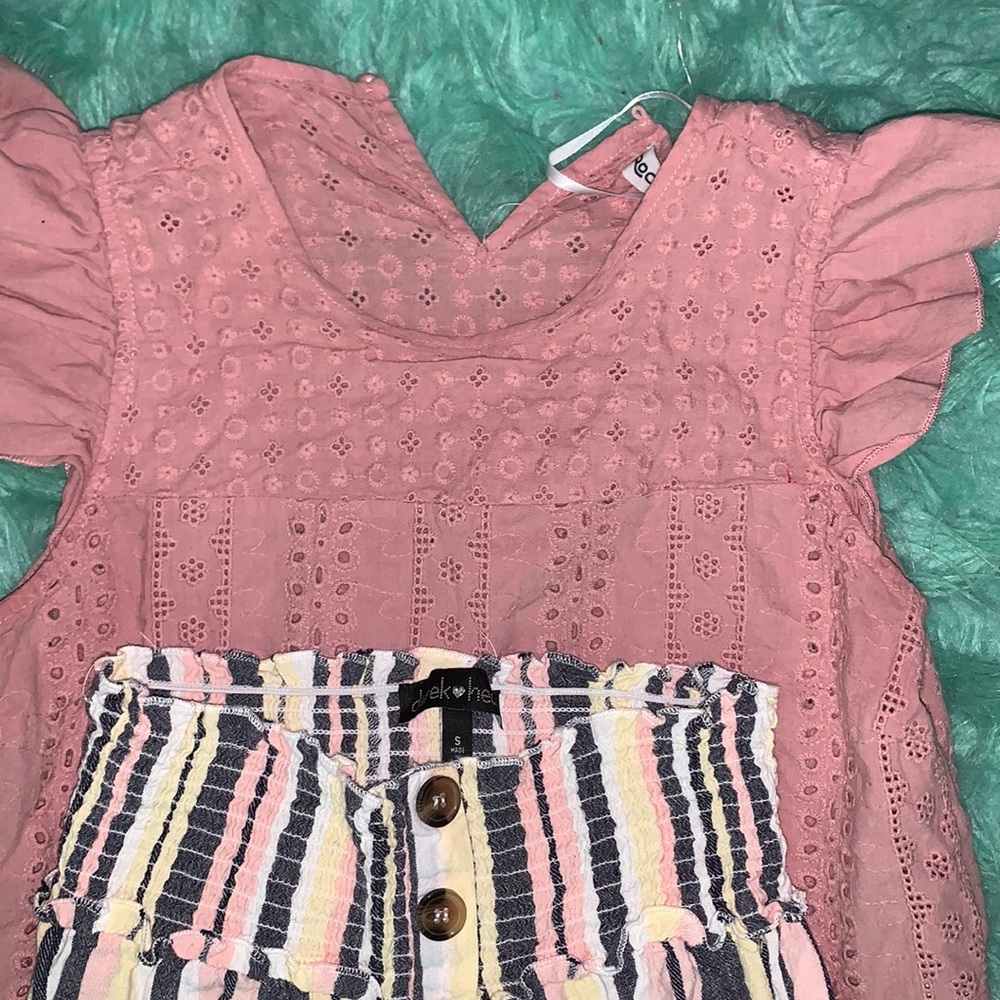 Blouse and matching pants outfit